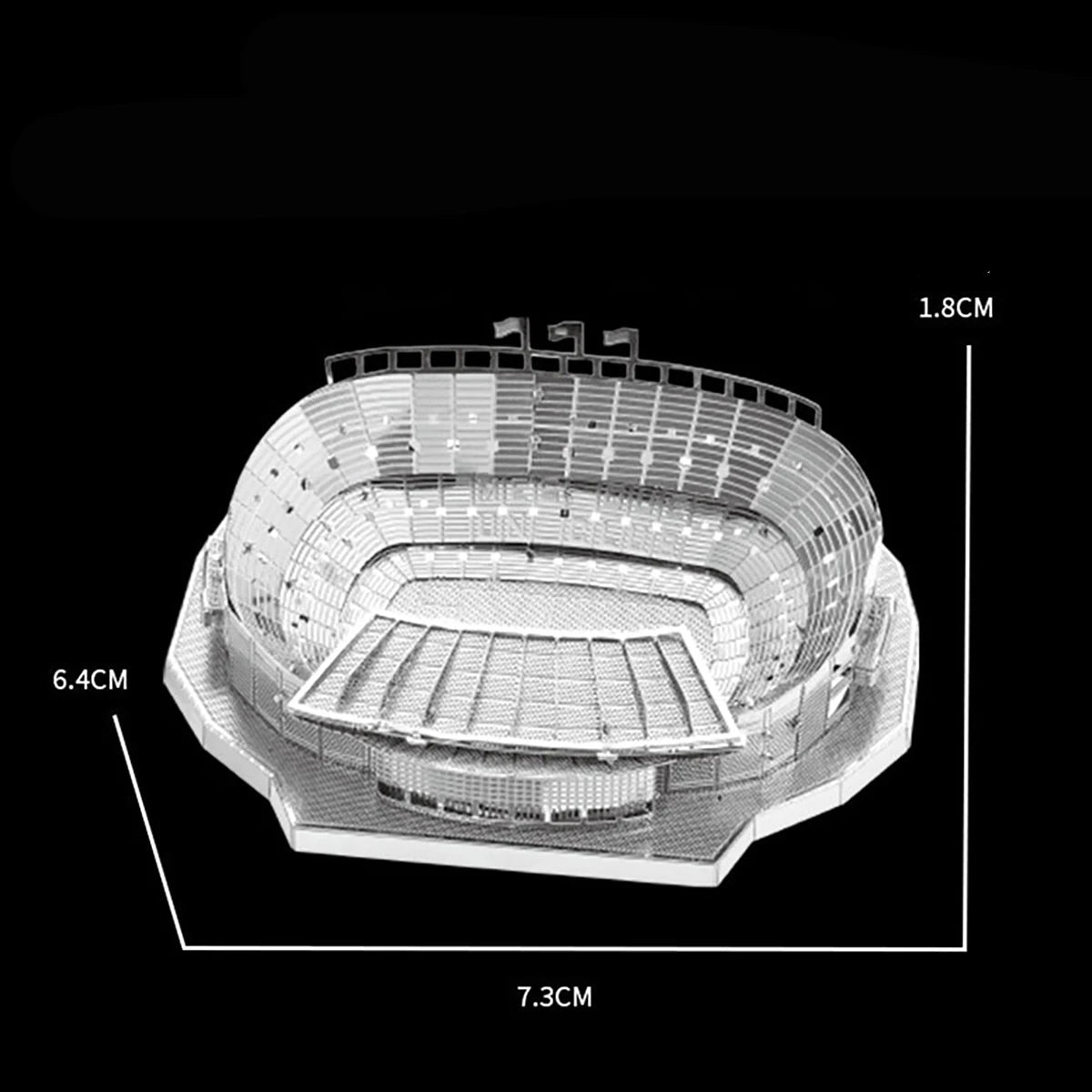 Futbol Stadyumu 3D Metal Puzzle