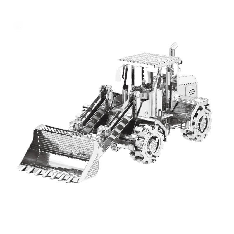 3D Bulldozer Metal Puzzle