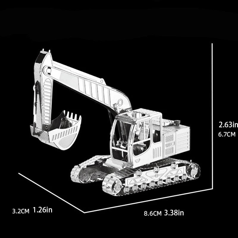 Excavator 3D Metal Puzzle