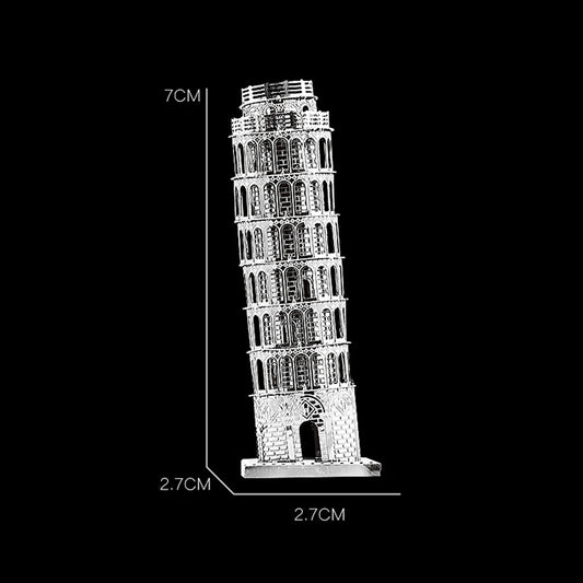 Pisa Kulesi 3D Metal Puzzle