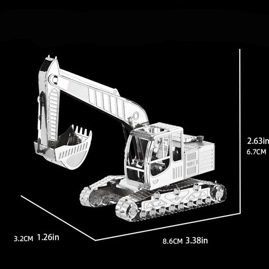 Excavator 3D Metal Puzzle